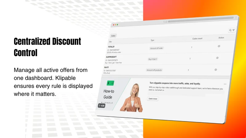 Klipable: Product Page Coupons