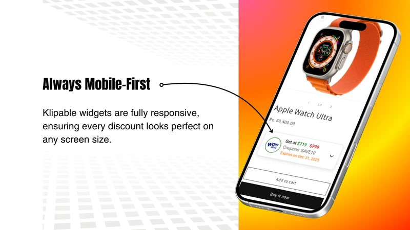 Klipable: Product Page Coupons