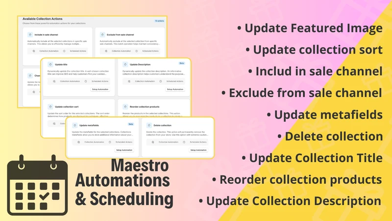 Maestro Collections Scheduler