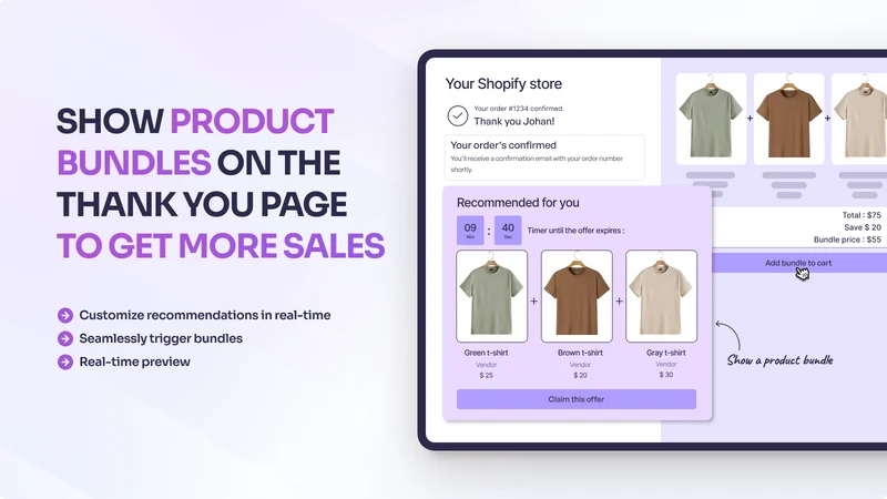 Grovia ‑ Thank You Page Upsell