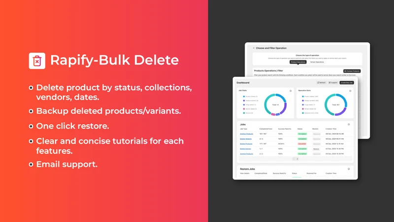 RP: Bulk Delete Product Backup