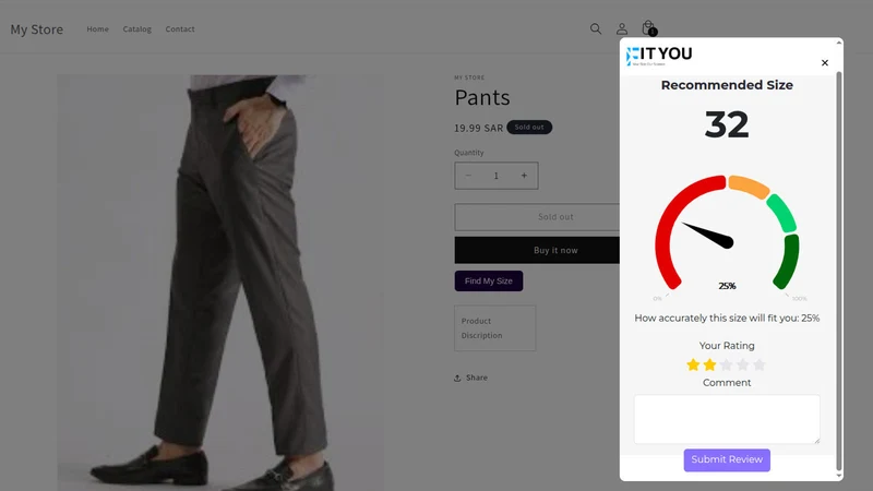 FitYou ‑ Smart Size Guide