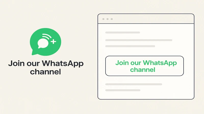 Add WhatsApp Channel Button