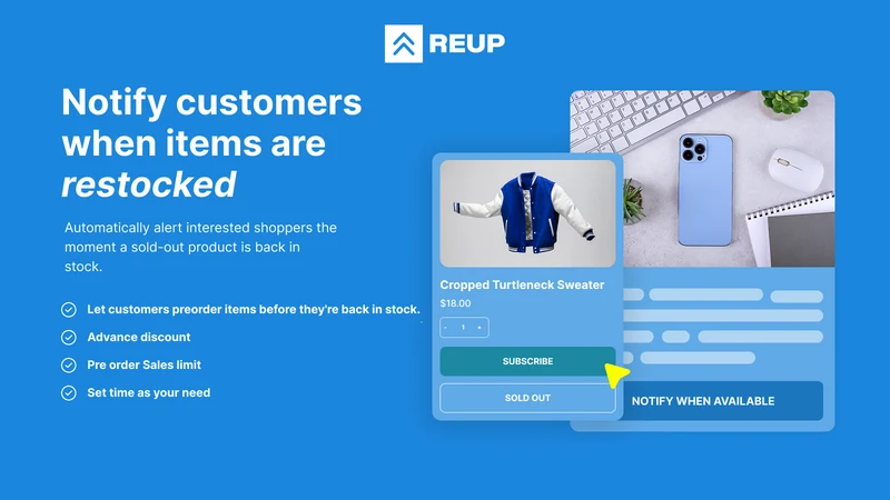 Reup Back in Stock | PreOrder
