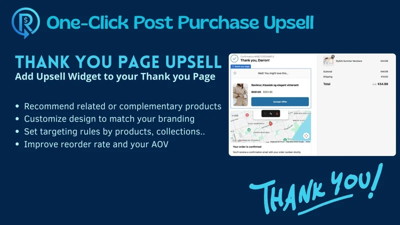ReConv Post Purchase Upsell