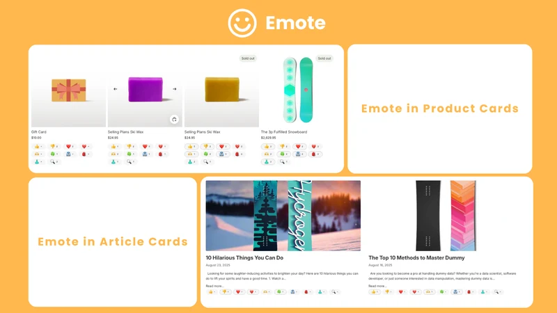 Emoji Social Reactions | Emote