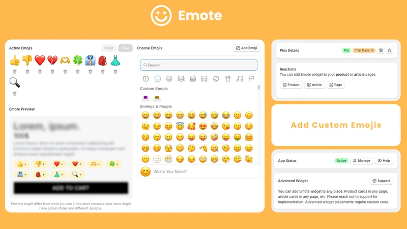 Emoji Social Reactions | Emote