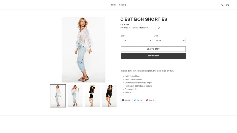 Product Page Info Install