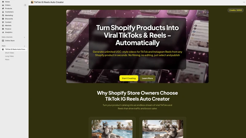 TikTok IG Reels Auto Creator