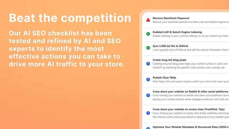 LLMS.txt Agent: AI SEO Traffic