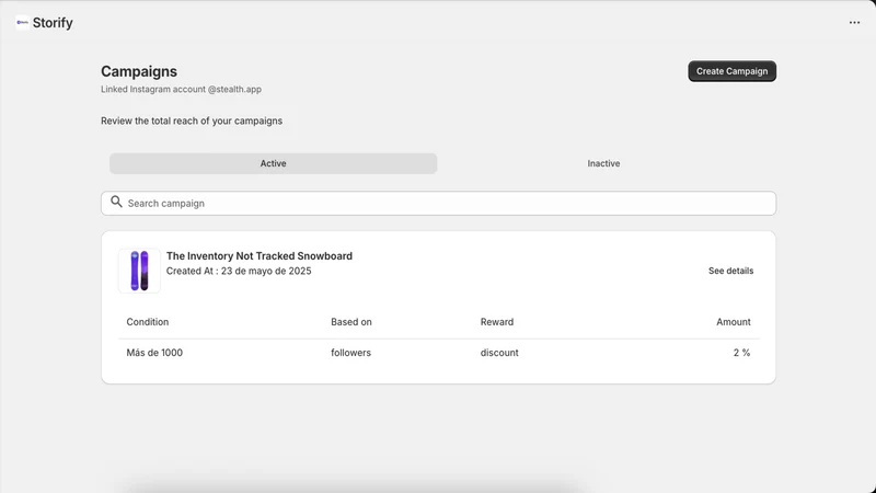 Storify – Rewards for posts