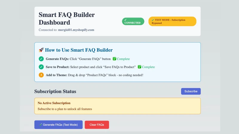 Smart Faqs Builder
