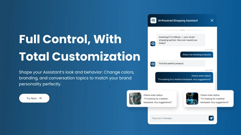 Smart AI Chatbot & Live Chat