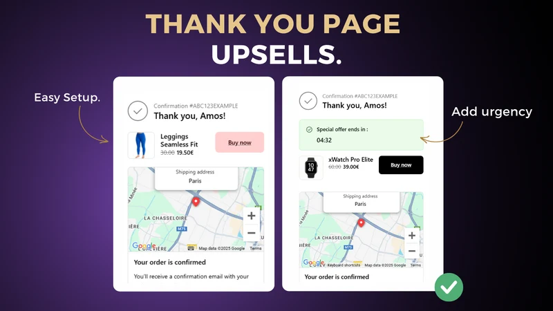 Sellify Post Purchase Upsell
