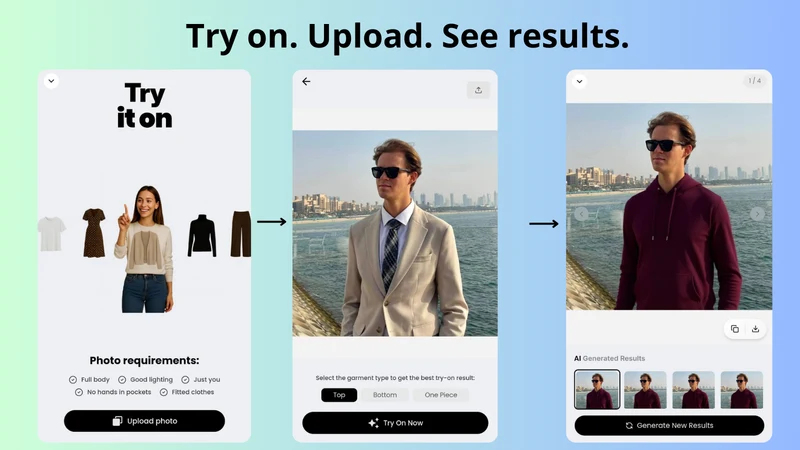 AI Frame: Try‑On & Size Chart