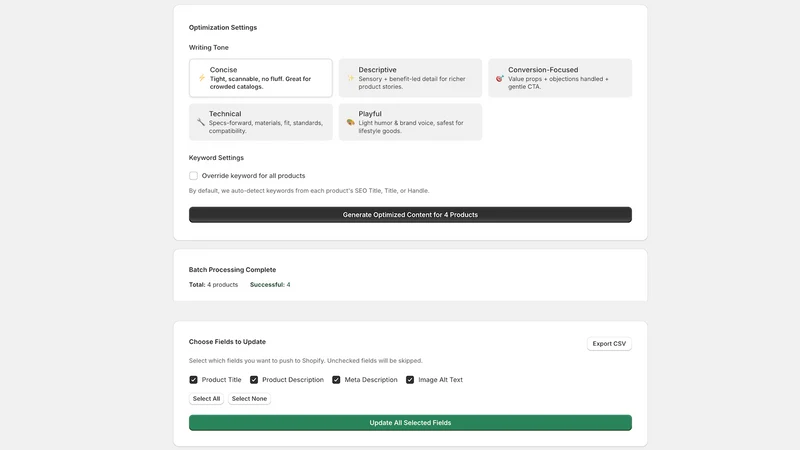 BatchSEO ‑ AI Content SEO