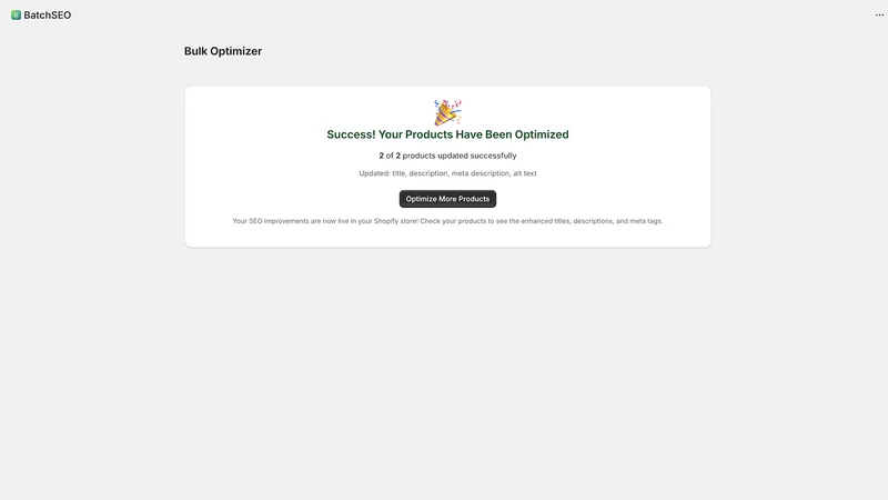 BatchSEO ‑ AI Content SEO