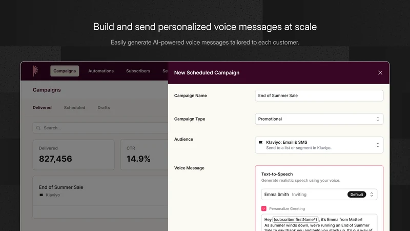 Para: Voice SMS