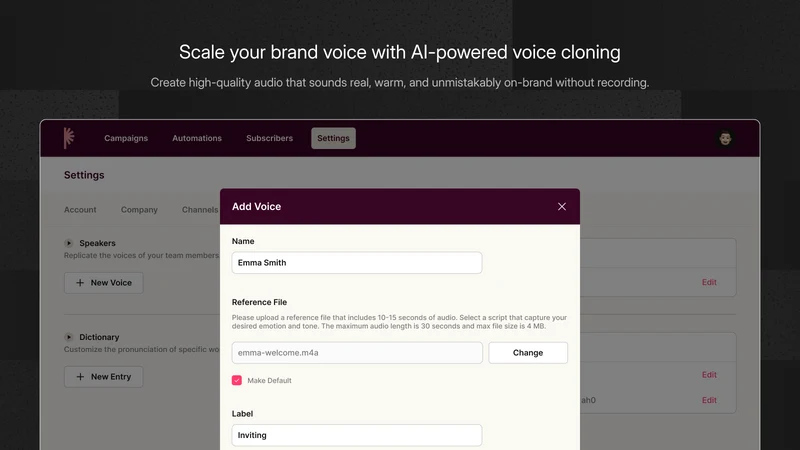 Para: Voice SMS