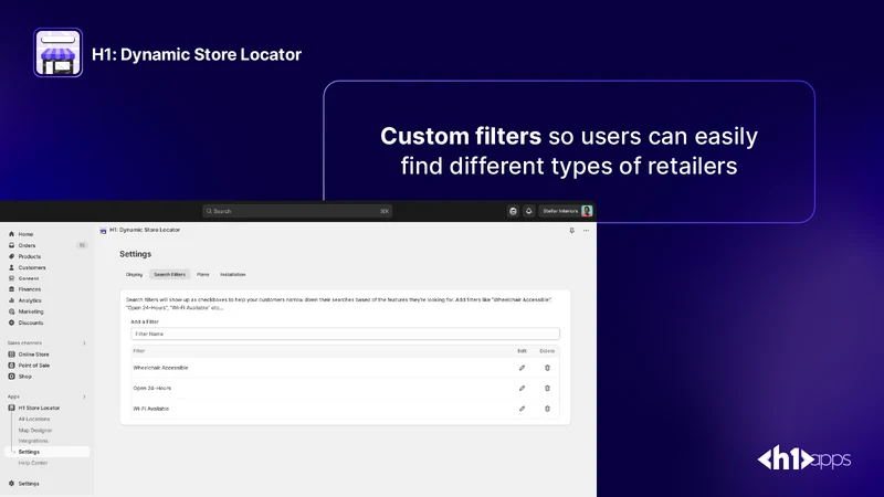 Dynamic Store Locator