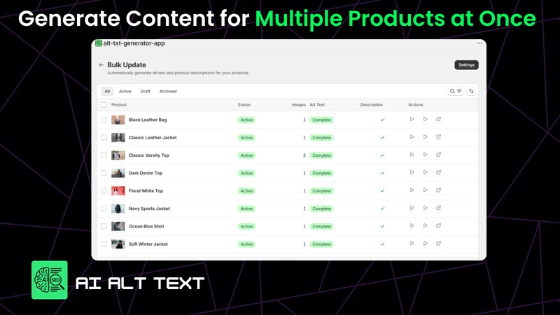 Q: AI SEO Alt Text