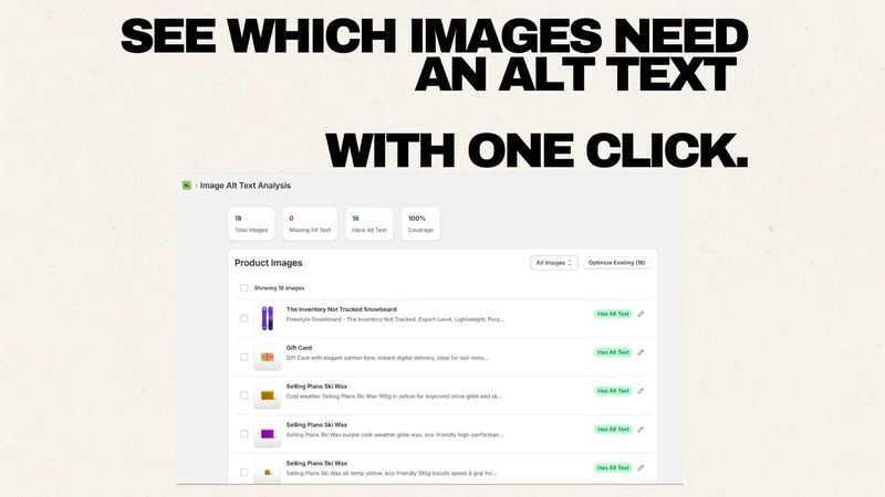 SEO Box: AI Alt Text