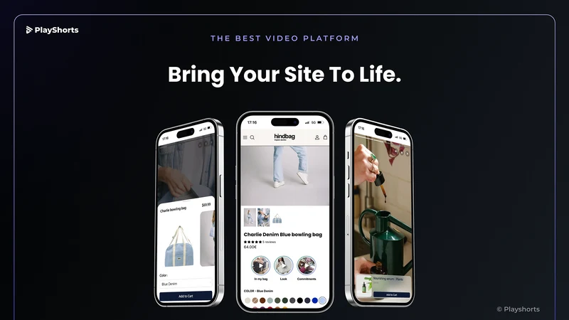 PlayShorts Shoppable Video UGC