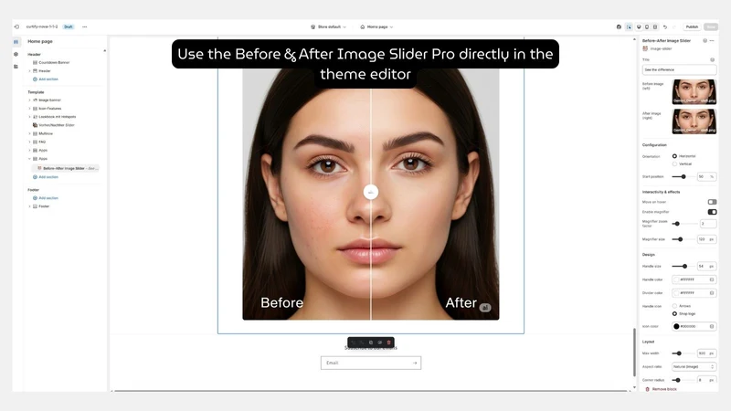 Before/After Image Slider Pro
