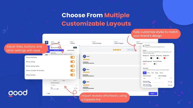 GA: Expedia Reviews Importer