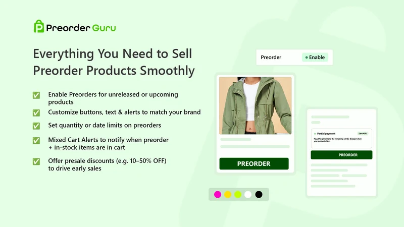 Preorder Guru ‑ Back in Stock