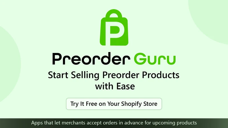 Preorder Guru ‑ Back in Stock