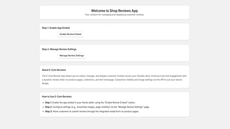 Ecom Reviews
