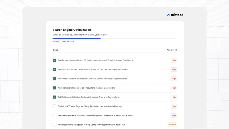 Allsteps: CRO & AEO Audit Tool