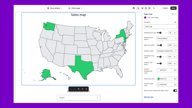 424 Sales Map