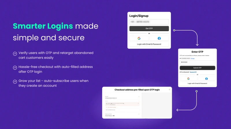 Hyper OTP Login with Phone