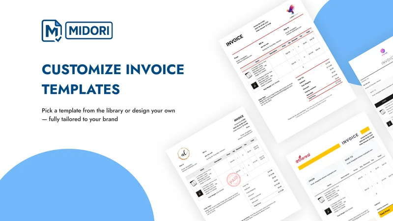 Midori Invoice PDF Generator