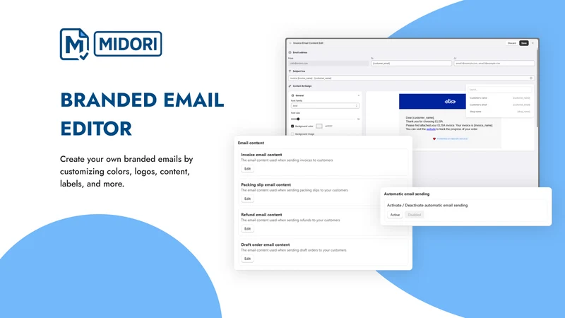 Midori Invoice PDF Generator