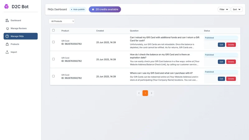 D2C Bot: AI Marketing engine