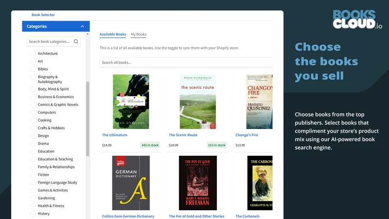 BooksCloud: Book Dropshipping