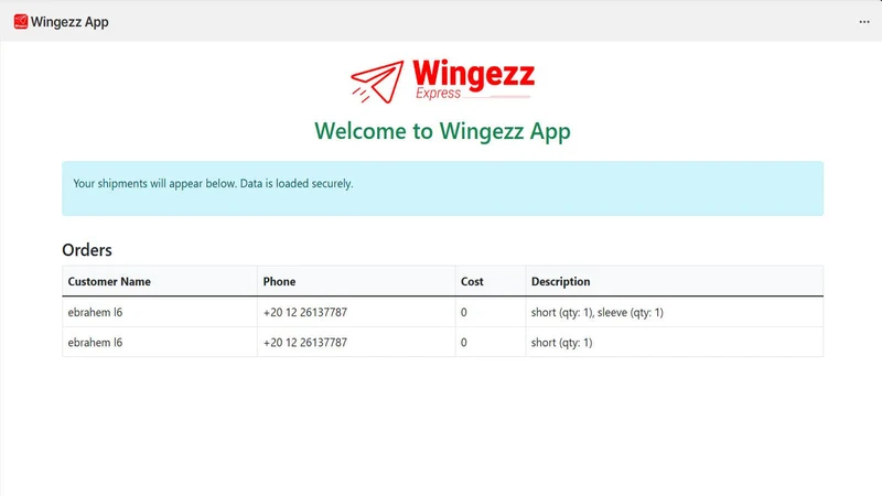 Wingezz App