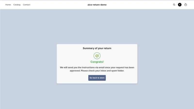 Returns & Exchanges by aico