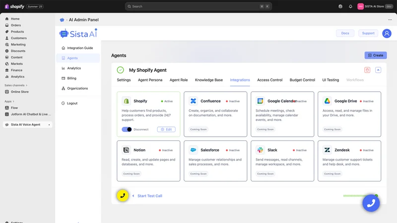 AI Sales Agent & Voice Support