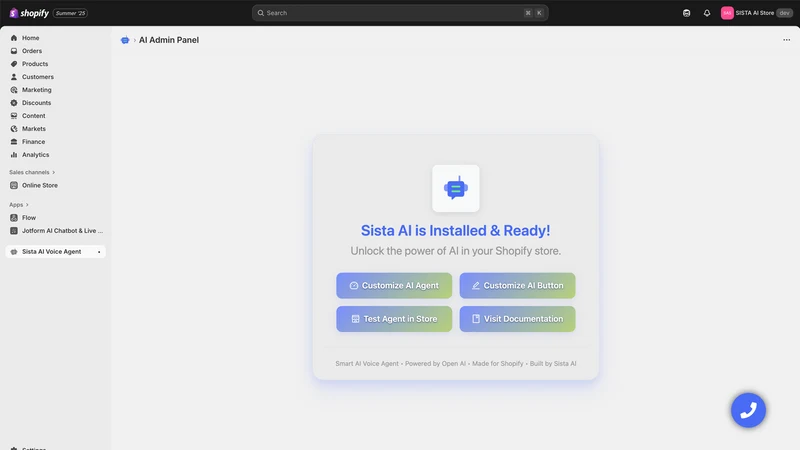 AI Sales Agent & Voice Support