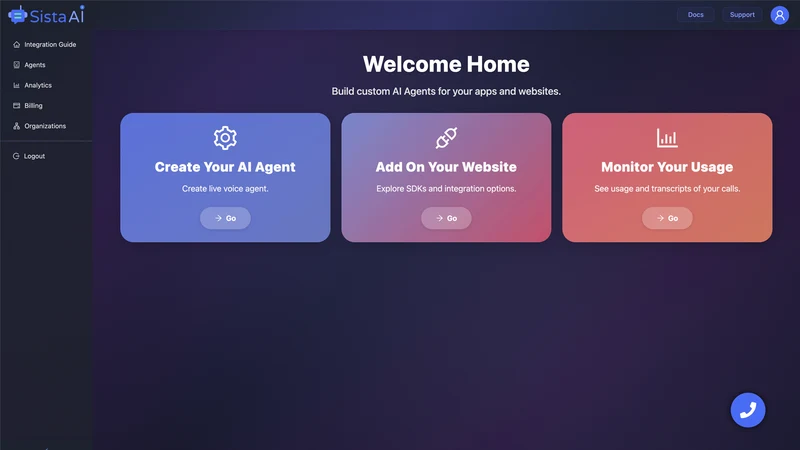 AI Sales Agent & Voice Support