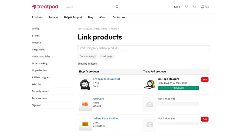 Treat Pod: Print on Demand