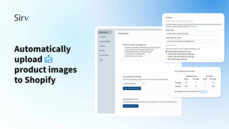Sirv ‑ Product Image Manager