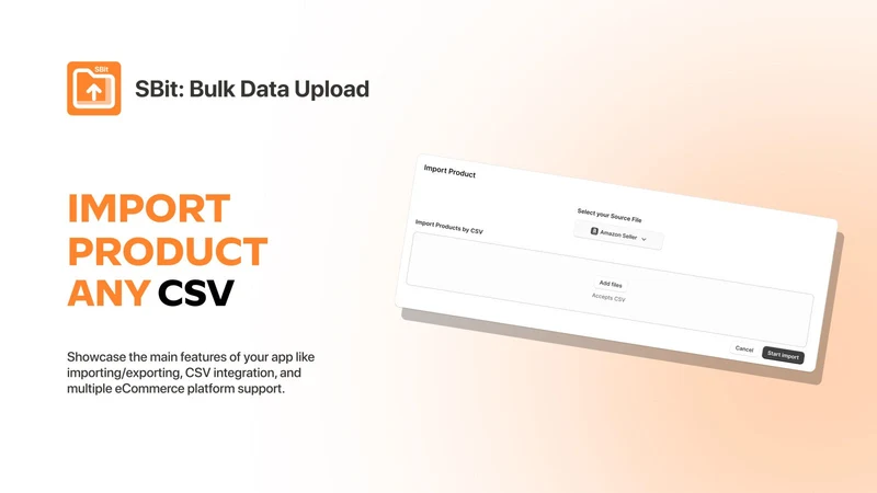 Sbit: Bulk Data Upload