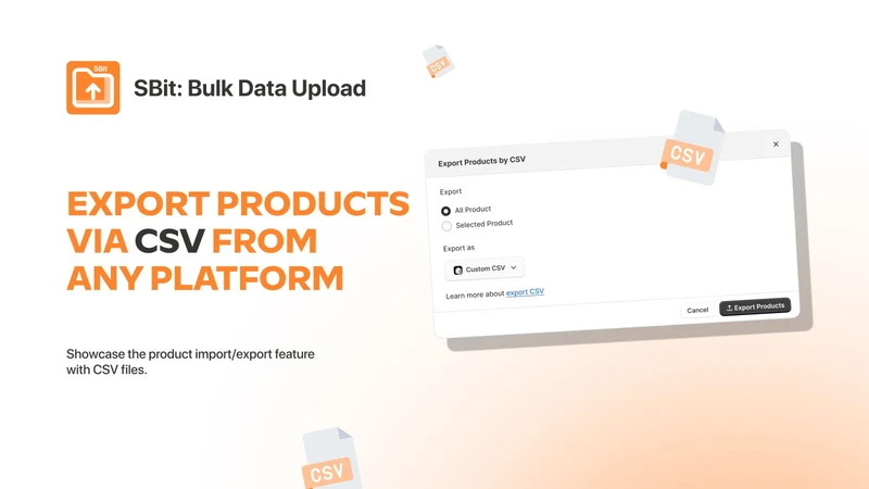 Sbit: Bulk Data Upload