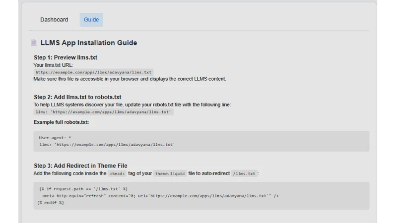Smart LLMS.txt Generator