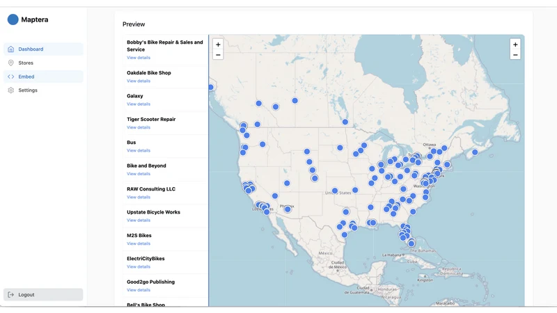 Maptera Store Locator